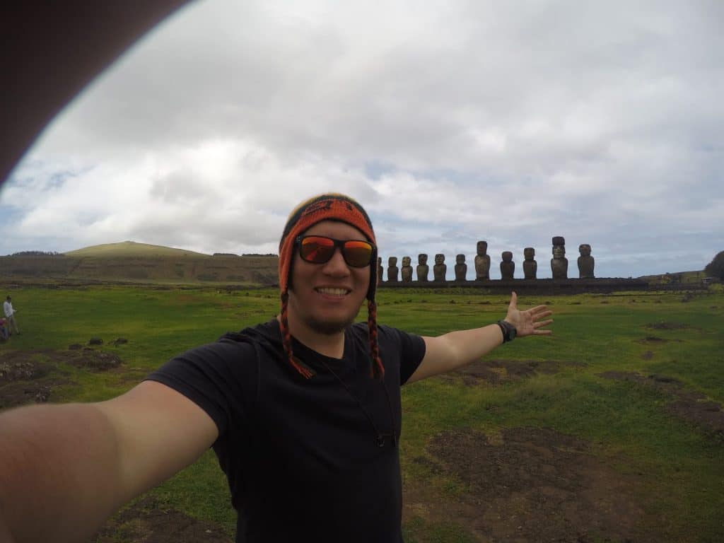 Moais da Ilha de Pascoa