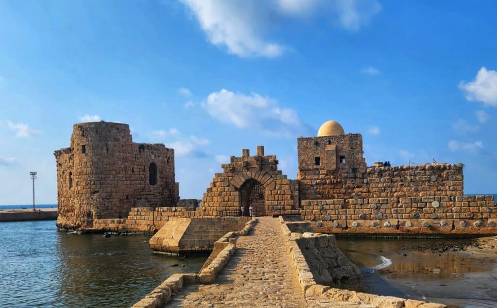 Castelo de Sidon - Pontos Turísticos do Líbano