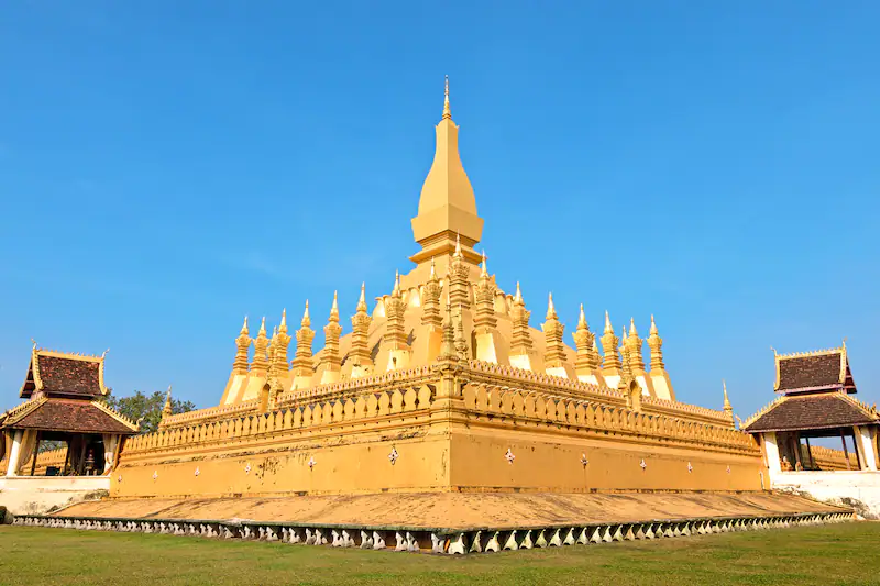 Pha that Luang - o monumento mais importante do Laos
