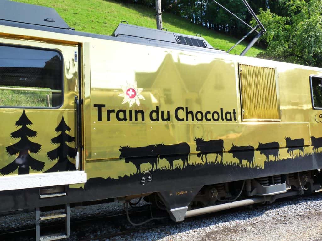 Trem de Chocolate da Suíça