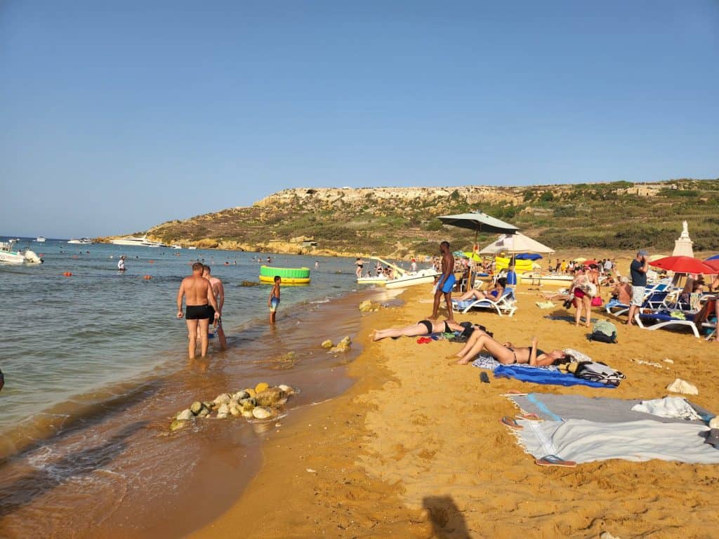 Praia da Ilha de Gozo Malta