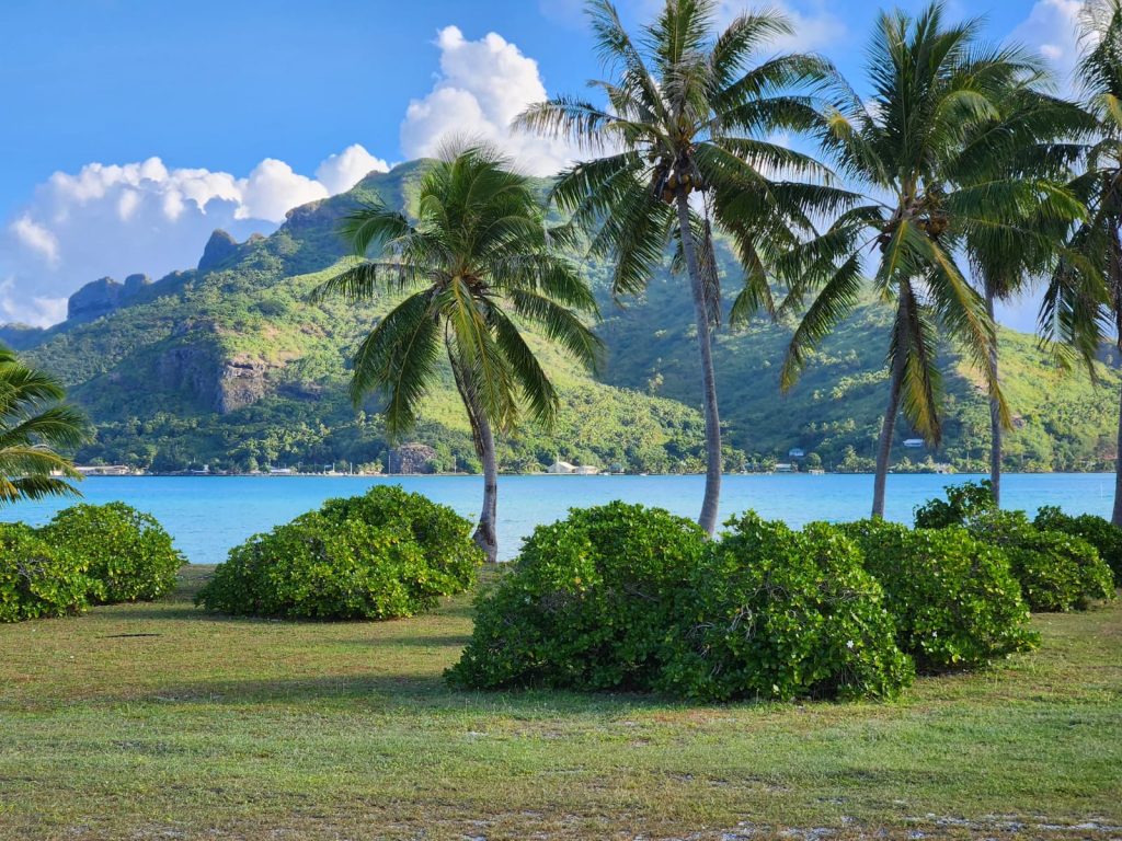 Vista do Motu Maupiti Polinésia Francesa